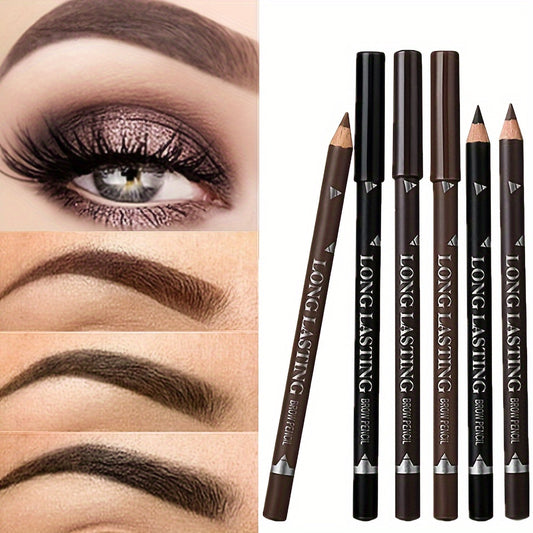 Waterproof Styling Eyeliner Pen, Eyebrow Pencil Color Fast Smudge Proof Easy Applying Eye Makeup Tool