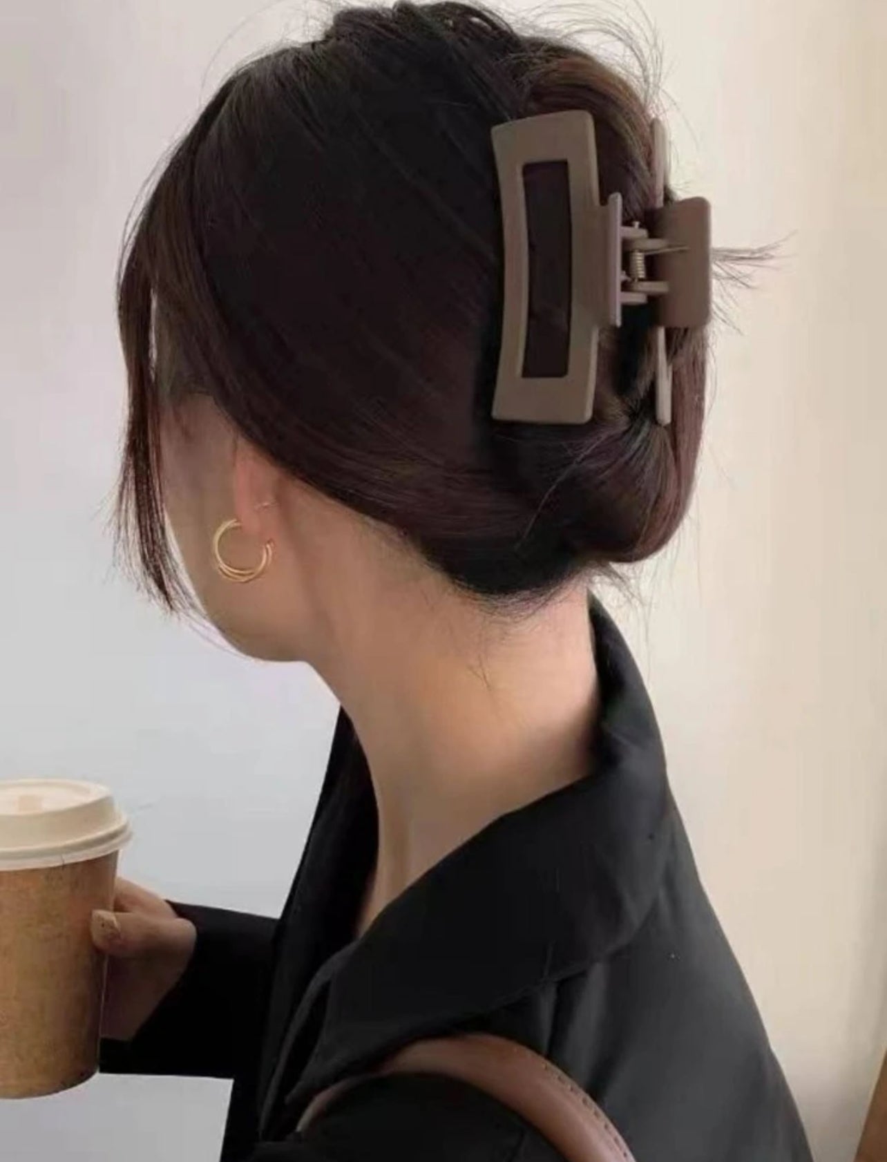5pcs Women criss Cross & wave design Casual  Hair Claw Clips