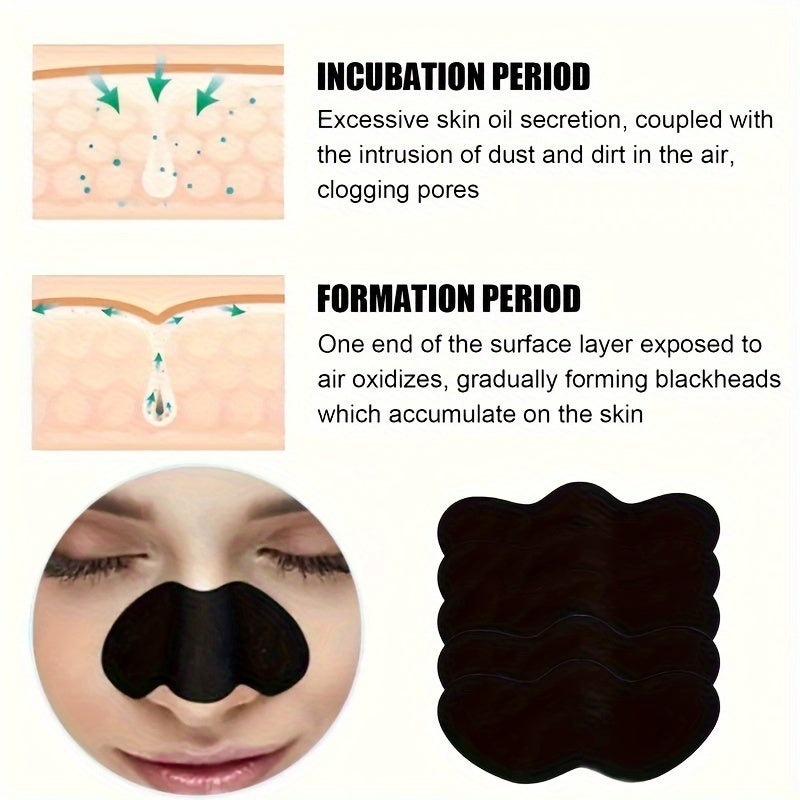 15pcs Deep Cleansing Mask For Men And Women - Nose Patch For Pore Narrowing
