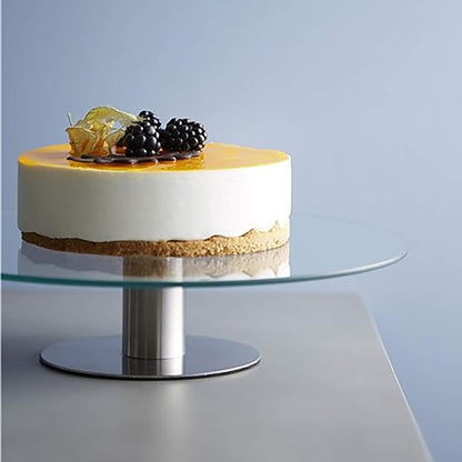 Cake Stand, Glass Cake Turntable Decorating Stand, Large Revolving Cake Decorating Stand