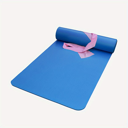 EVA Blue Yoga Mat, Moisture-proof Non-slip Yoga Mat, Thickened Fitness Mat For Home Gym Training