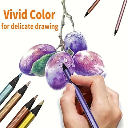 12pcs Art Supplies Colored Pencil Colored Sketching Drawing Pencil