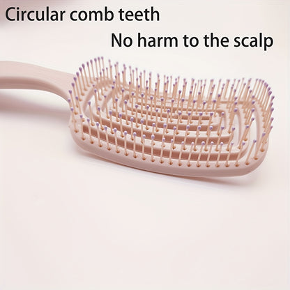 Hollow Out Hairdressing Brush
