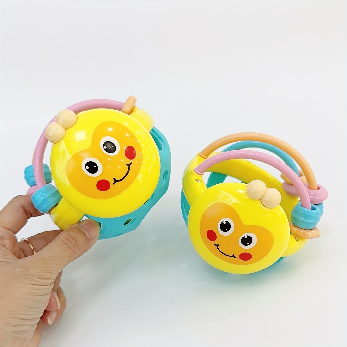 Baby Toys, Newborn Toys, Rattles, Grasping, Gnawing Toys, Hand Grasping Balls