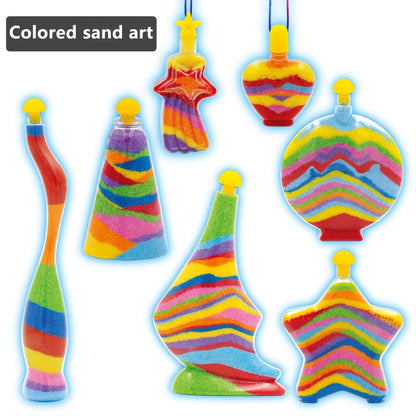 Creative Colored Sand Bottle Material Set