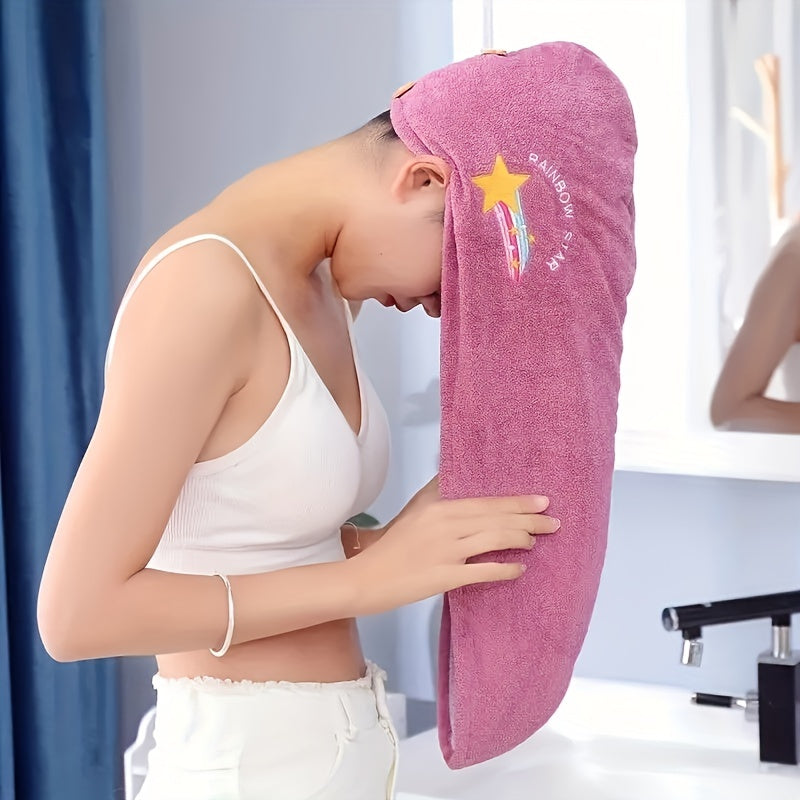 Hair Drying Towel Thickened Softness Hair Drying Towel Cute Absorbent Wrap Headband