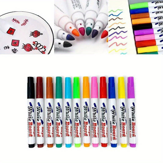 8 Colors Magical Water Painting Pen Set With 1 Spoon