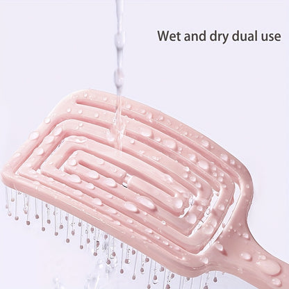 Hollow Out Hairdressing Brush