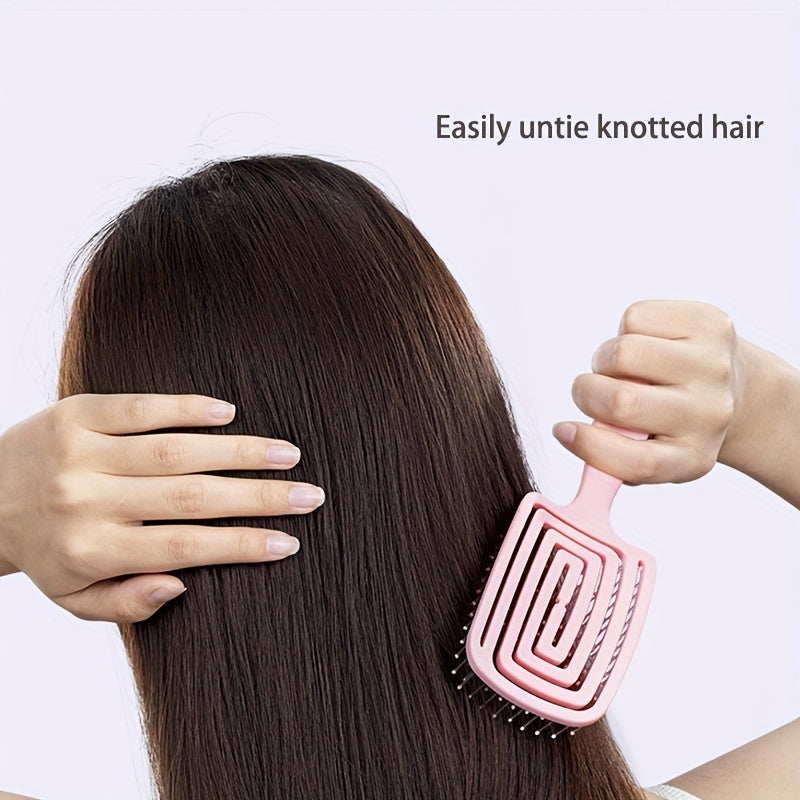 Hollow Out Hairdressing Brush
