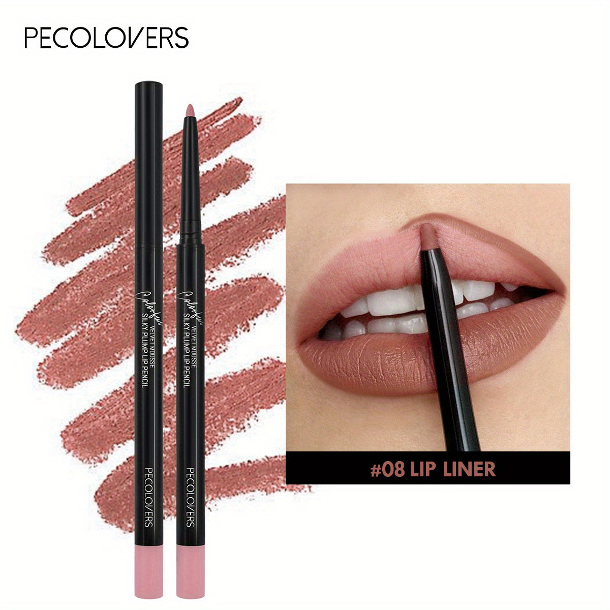 Lips Velvet Fog Surface Matte Lip Liner Pencil Waterproof Lasting