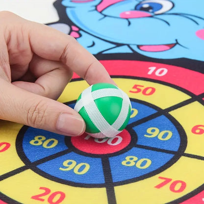 Large Dart Board For Kids With 12 Sticky Balls