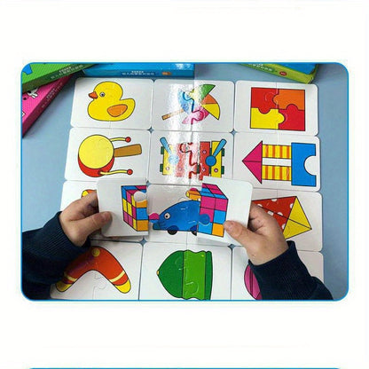 32pcs/box Animal Matching Puzzle For Baby