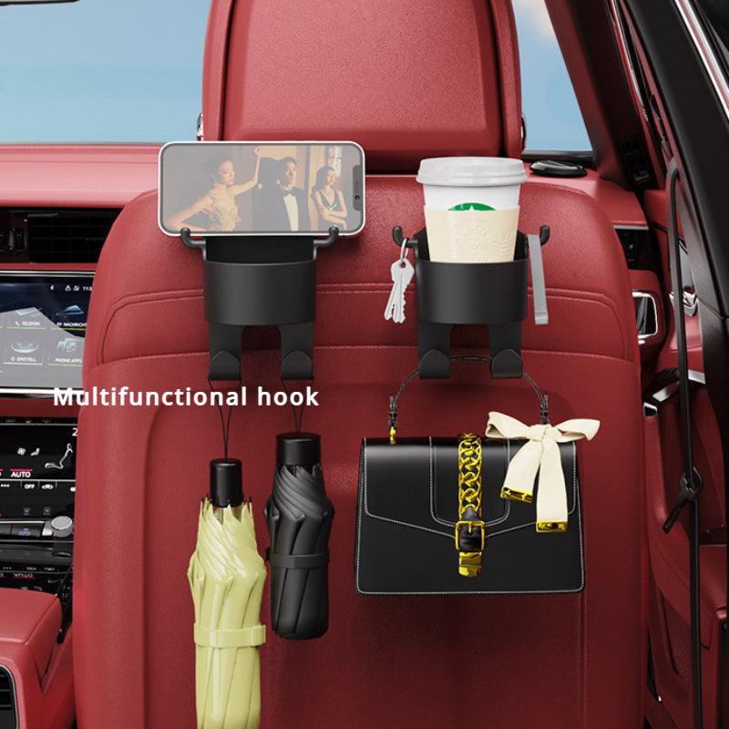 Car Seat Multifunctional Water Cup Drink Storage Bracket, Mobile Phone Holder