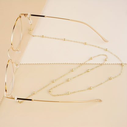 Beaded Glasses Chain Faux Pearl Sunglasses Chain Adjustable Hanging Chain