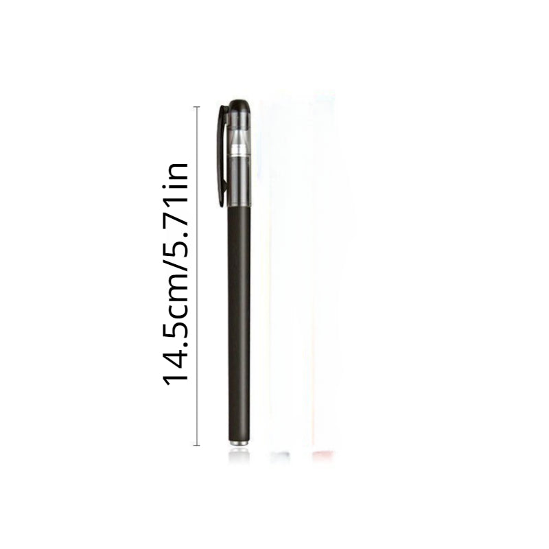 12pcs Gel Pens Set Black Refill Gel Pen Bullet Tip 0.5mm