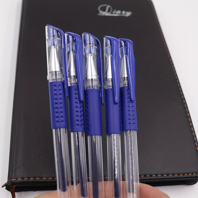 10pcs Gel Pens Set Blue Refill Gel Pen Bullet