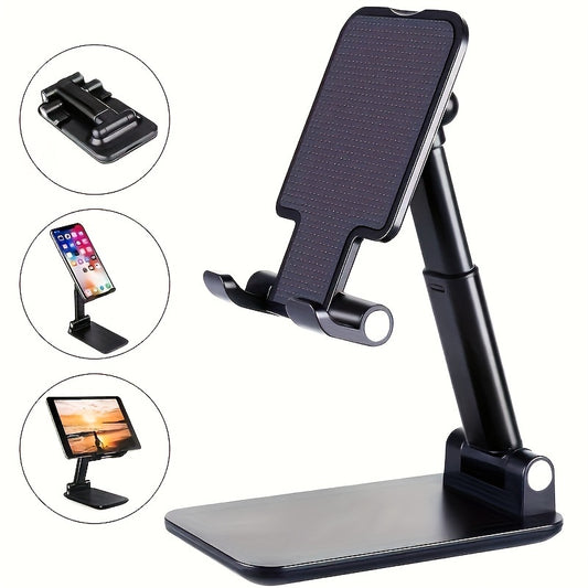 Foldable Mobile Phone Tablet Stand Holder, Angle Height Adjustable