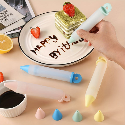 1pcs, Cake Decorating Pens, Cake Icing Pen Silicone Food Writing Pen, Cookie Cream Pastry Decorating Pens