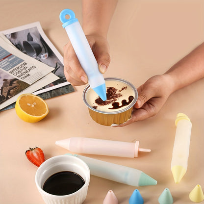 1pcs, Cake Decorating Pens, Cake Icing Pen Silicone Food Writing Pen, Cookie Cream Pastry Decorating Pens