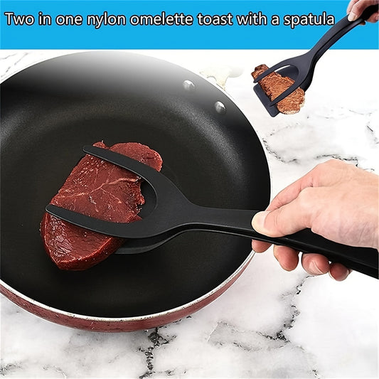 Multi-Functional Egg, Pancake, And Steak Spatula With Slotted Design For Easy Flipping