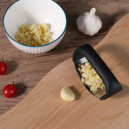 Multi-functional Portable Stainless Steel Garlic Press, Washable Garlic Crusher, Kitchen Gadgets