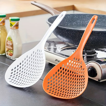 Multi-Purpose Kitchen Colander - Long Handle, Leak-Proof Mesh, Non-Slip Design