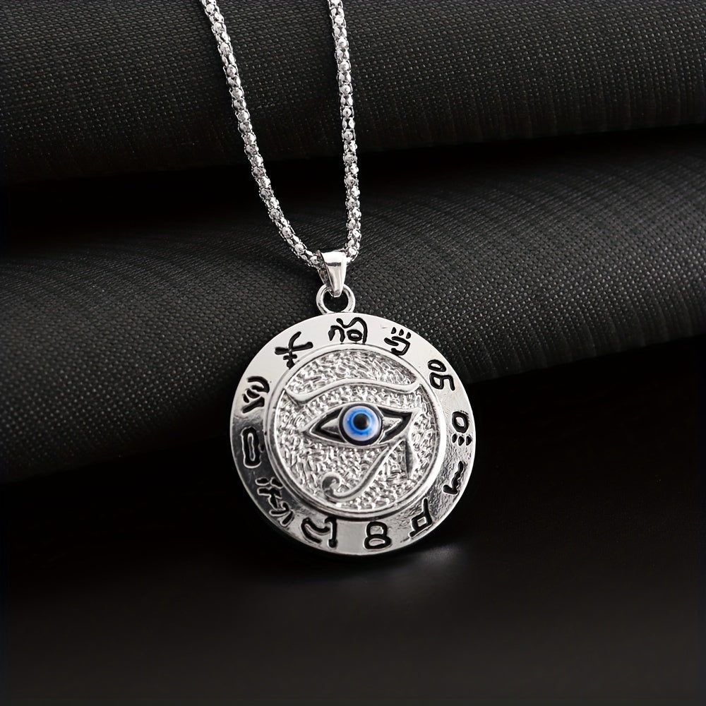 Men's Necklace Egyptian Eye Of Horus Pendant Necklace Accessories Casual Jewelry Gift For Lovers Friends