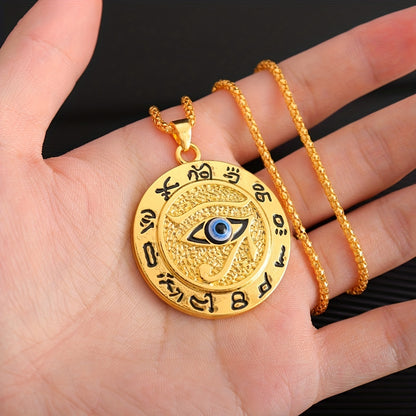 Men's Necklace Egyptian Eye Of Horus Pendant Necklace Accessories Casual Jewelry Gift For Lovers Friends