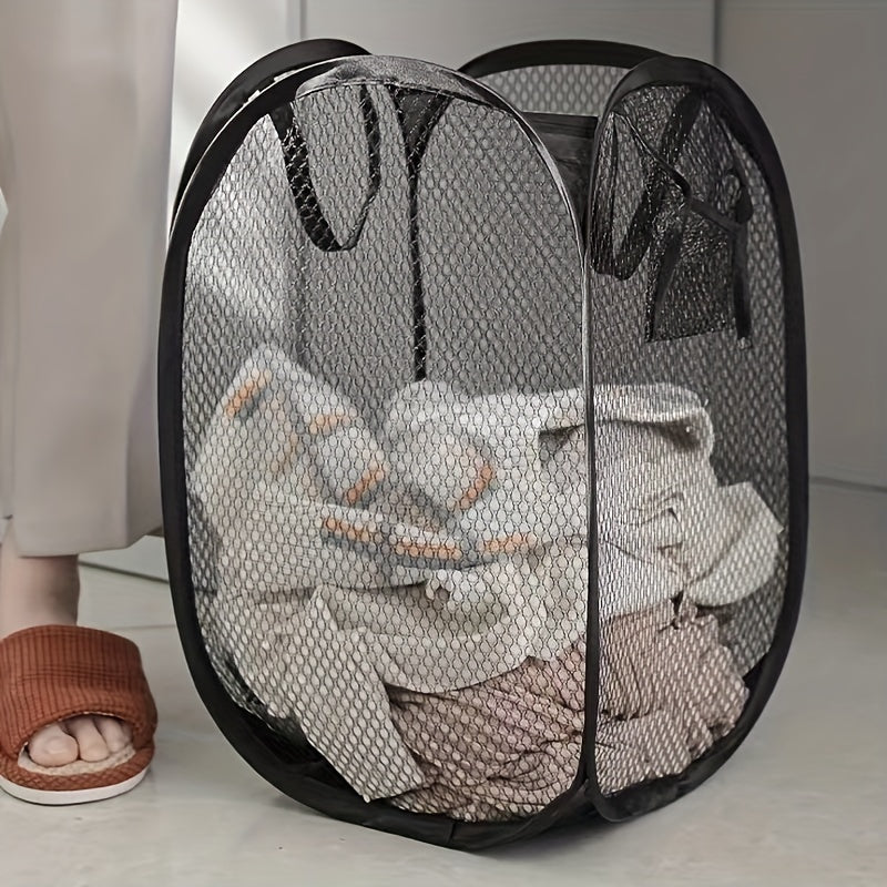 Small Laundry Basket With Reinforced Carry Handles