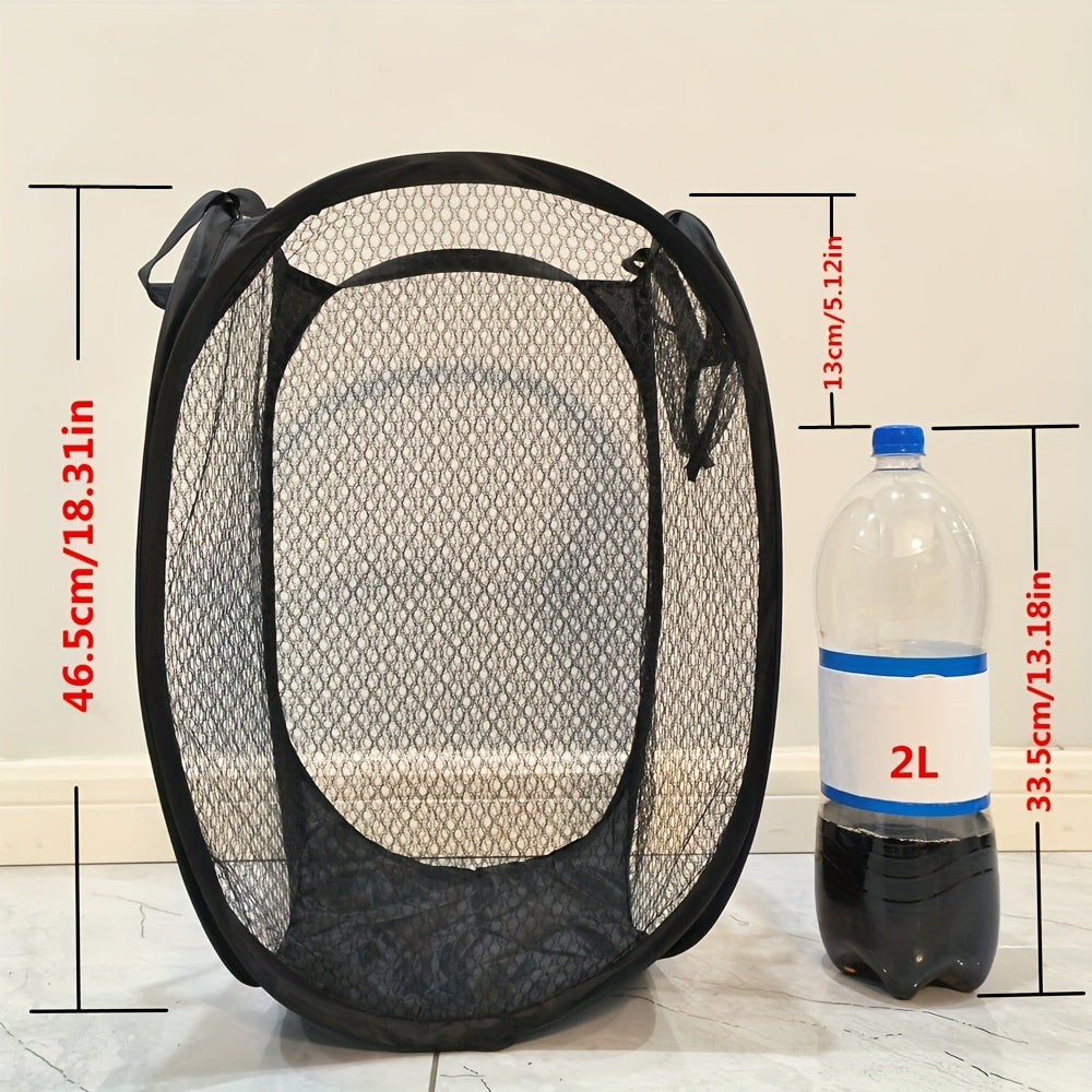 Small Laundry Basket With Reinforced Carry Handles