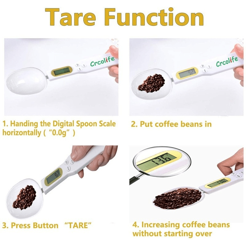 Electronic Kitchen Scale 500g 0.1g LCD Display Digital Weight Measuring Spoon Digital Spoon Scale Kitchen Tool
