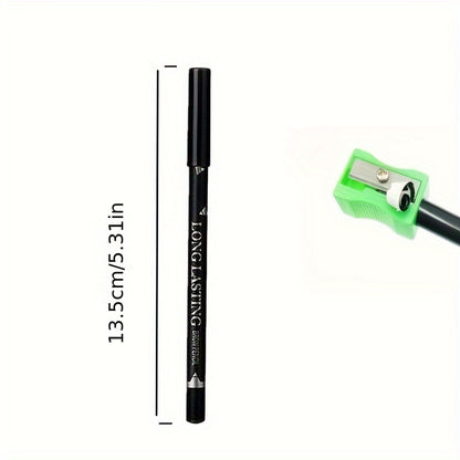 Waterproof Styling Eyeliner Pen, Eyebrow Pencil Color Fast Smudge Proof Easy Applying Eye Makeup Tool