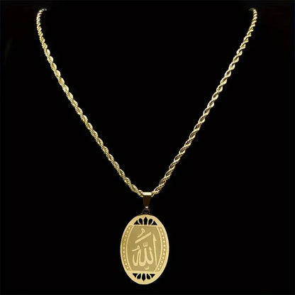 Stainless Steel Necklace Chain For Men Women Golden Unique Cool Style Personality Jewelry Accessories