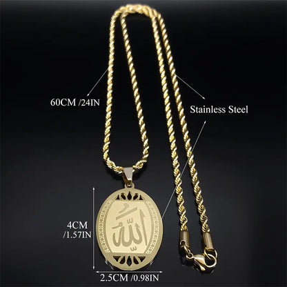 Stainless Steel Necklace Chain For Men Women Golden Unique Cool Style Personality Jewelry Accessories