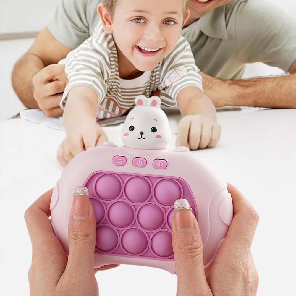 Rabbit Pocket Game For Kids, Quick Push Bubble Competitive Decompression Game Console