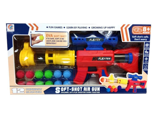 Kid Safe Soft Shot Air Blaster Gun Toy