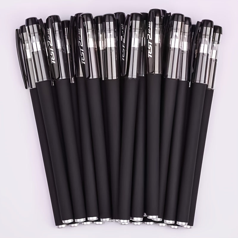 12pcs Gel Pens Set Black Refill Gel Pen Bullet Tip 0.5mm (Copy)