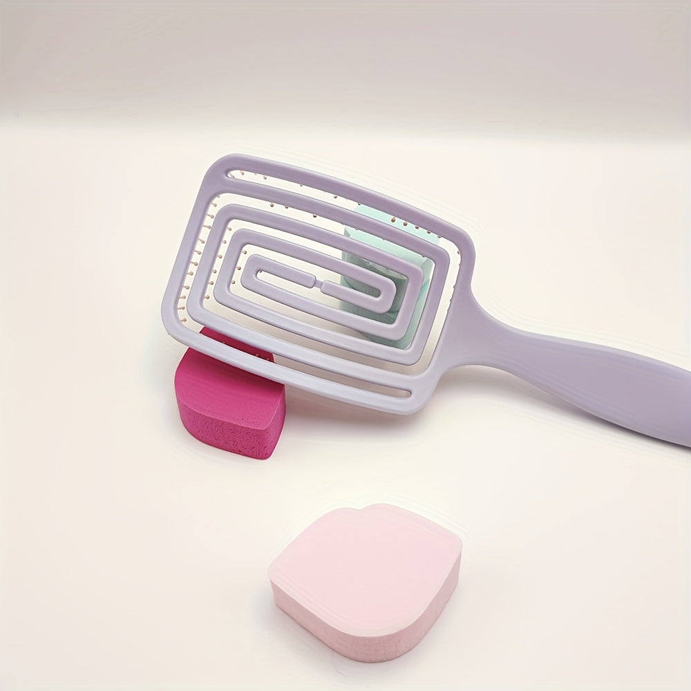 Hollow Out Hairdressing Brush