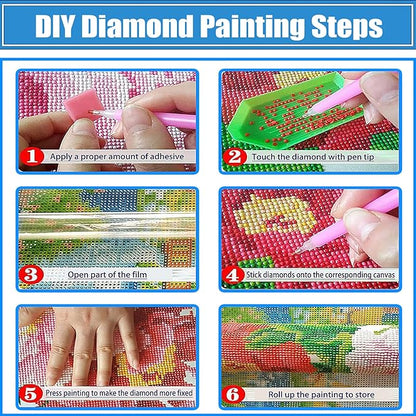 5D Diamond Painting Round And Square Full Drill Dream- Butterfly