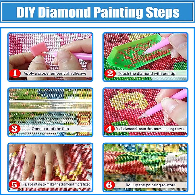 5D Diamond Painting Round And Square Full Drill Dream- Tiger