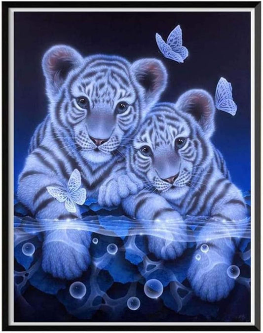 5D Diamond Painting Round And Square Full Drill Dream- Tiger