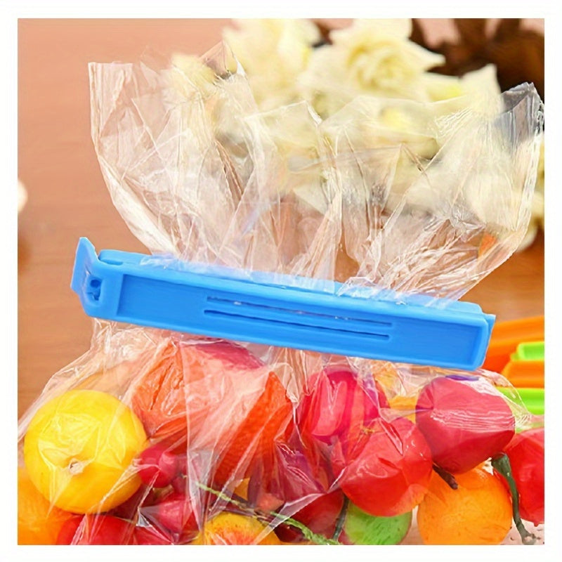 4pcs Reusable Plastic Bag Clips Plastic Sealer Food Sealing Clips