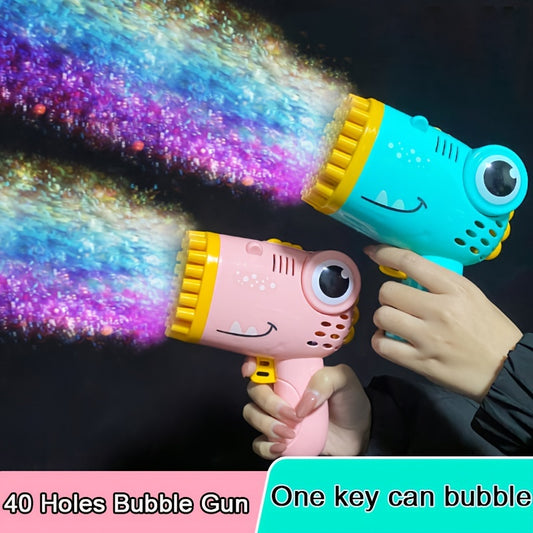 40-hole Electric Bubble Machine Handheld Gauntling (Bubble liquid and battery not included)