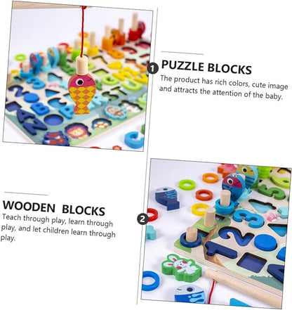 Boost Your Child's Intelligence With This Wooden Multifunctional Puzzle Toys!