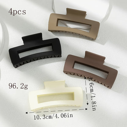 4pcs Large Strong Hold Hair Claw Clips