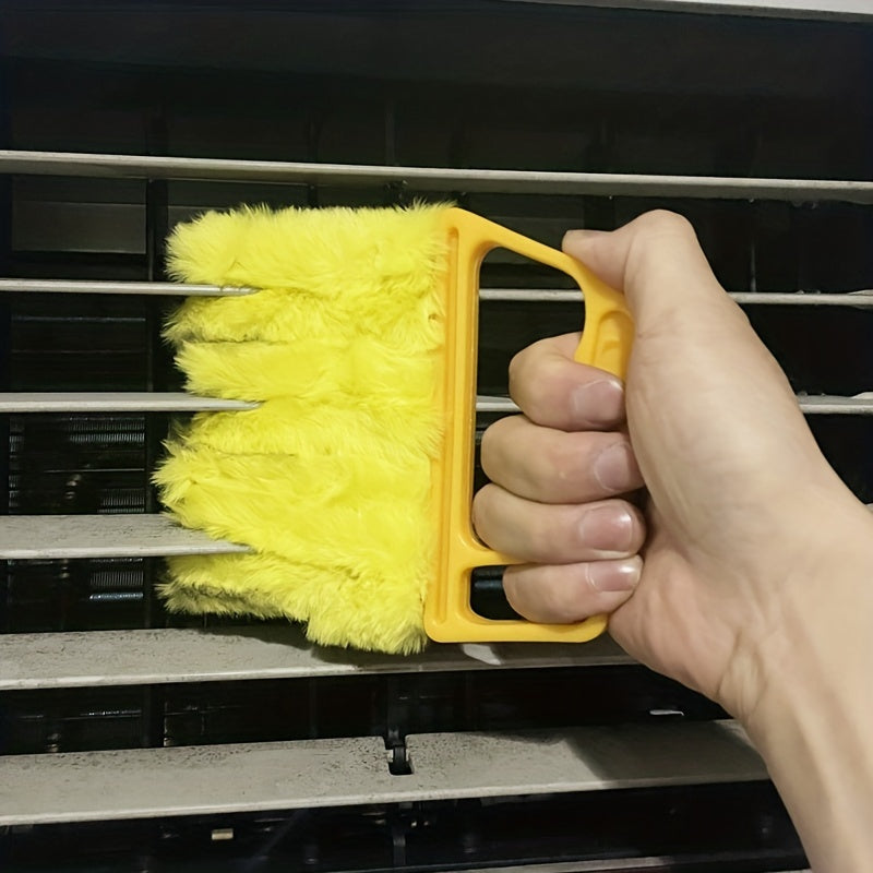 1pc, Washable Microfiber Venetian Blind Cleaner - Conditioner, Duster, And Shutter Cleaning Brush