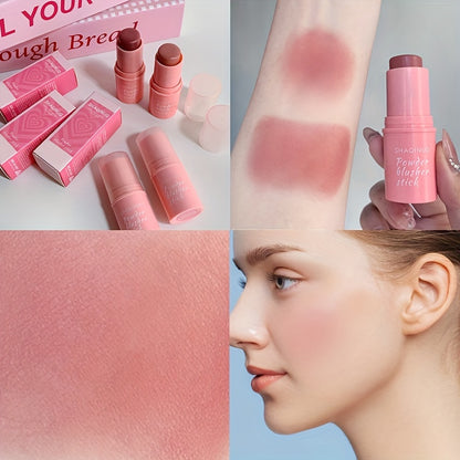 Blush Stick Face Blush, Waterproof Brightening